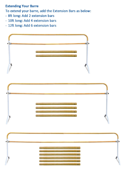 Callanetics® Barre Double Extension
